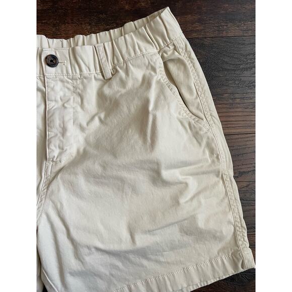 Bear Bottom Chino Shorts khaki 7” Large Stretch Mens - Picture 3 of 9
